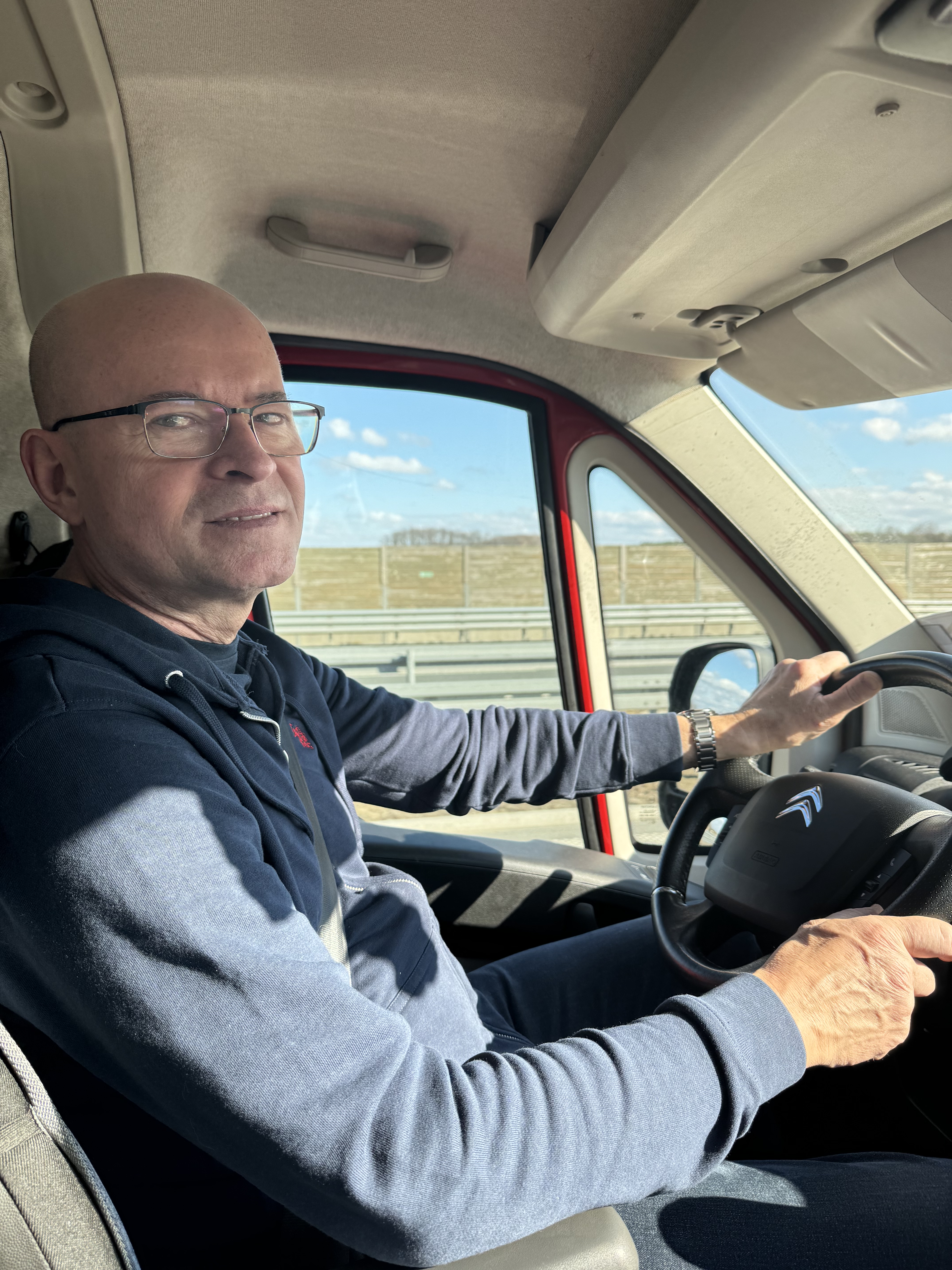 Zbigniew Kanclerz przy pracy